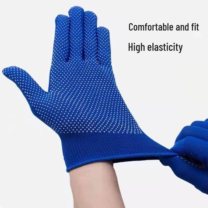 Dünne Nylon Anti-Rutsch-Arbeitshandschuhe: Atmungsaktiver, verschleißfester Schutz für Männer und Frauen