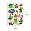 1pc Luminous Tattoo Ghost Taty Fake Tattoo Glowing In Dark Waterproof Temporary Tattoo Stickers Halloween Party for Kids