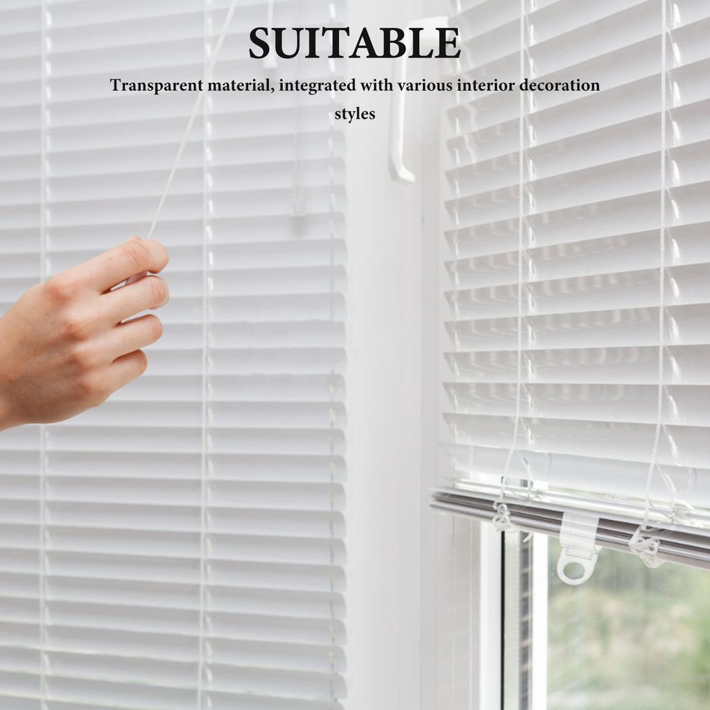 10pcs Curtain Clips Transparent Acrylic U-Shaped Lifting Clips For Roller Blinds Window Shade Accessories Blind Holder