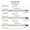 Universal 424 Ballpoint Pen Refill - 99mm, Red/Blue/Black Ink - Smooth Writing