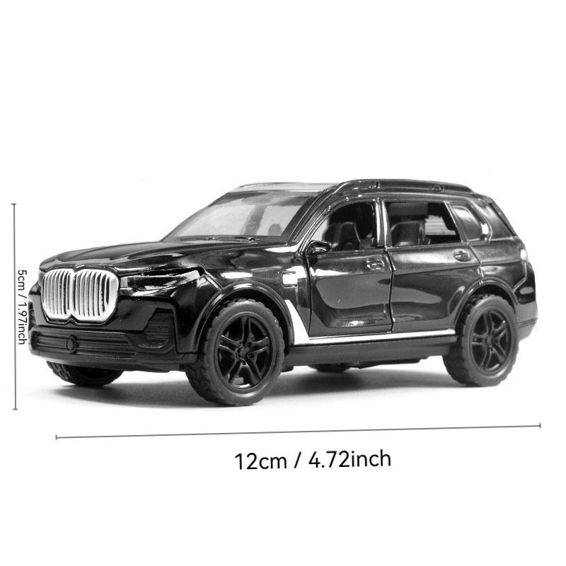 1:36 Legierungsmodellauto Spielzeug Druckguss Gießen Rückziehauto Sammlerstück Dekoration Auto Spielzeug für Kinder Fahrzeug für BMW X5 SUV