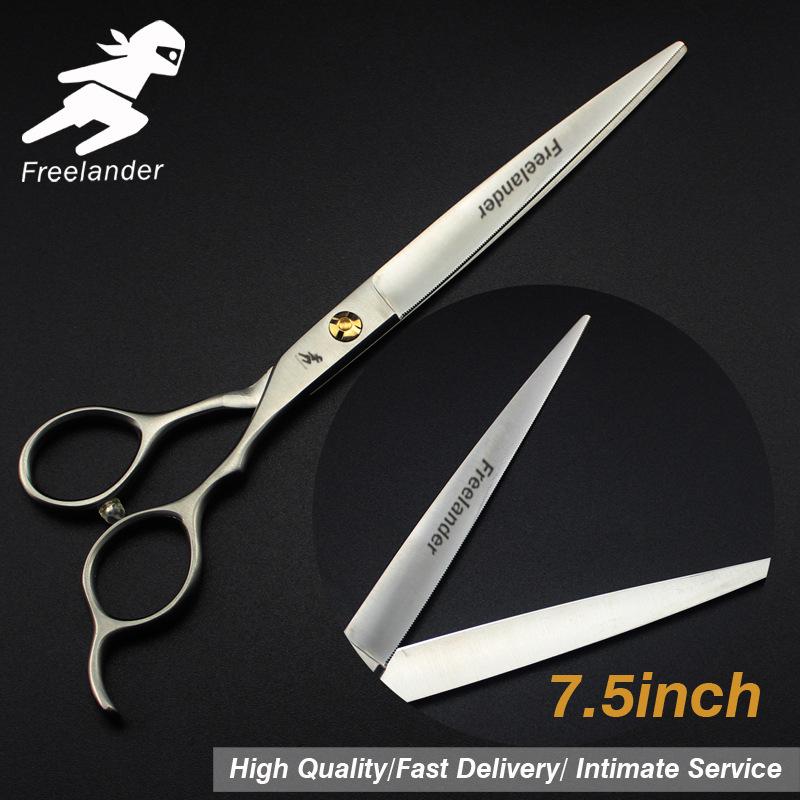 

7.5 Inch Freelander Matte, Professional Pet Grooming, Flat Scissors, Micro-Serrated Flat, Anti-Skid 7.0inch micro-serrated flat