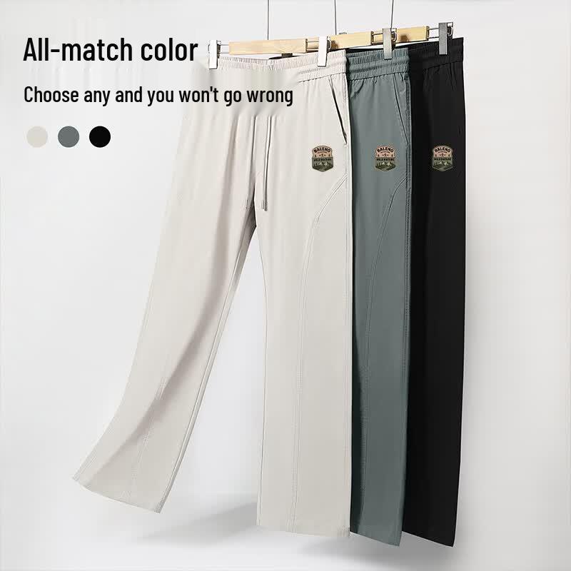 Baleno Men's Wide-Leg Casual Pants