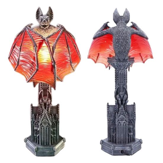 Bat Wings Lamp Gothic Wings of Night Halloween Lamp Vintage