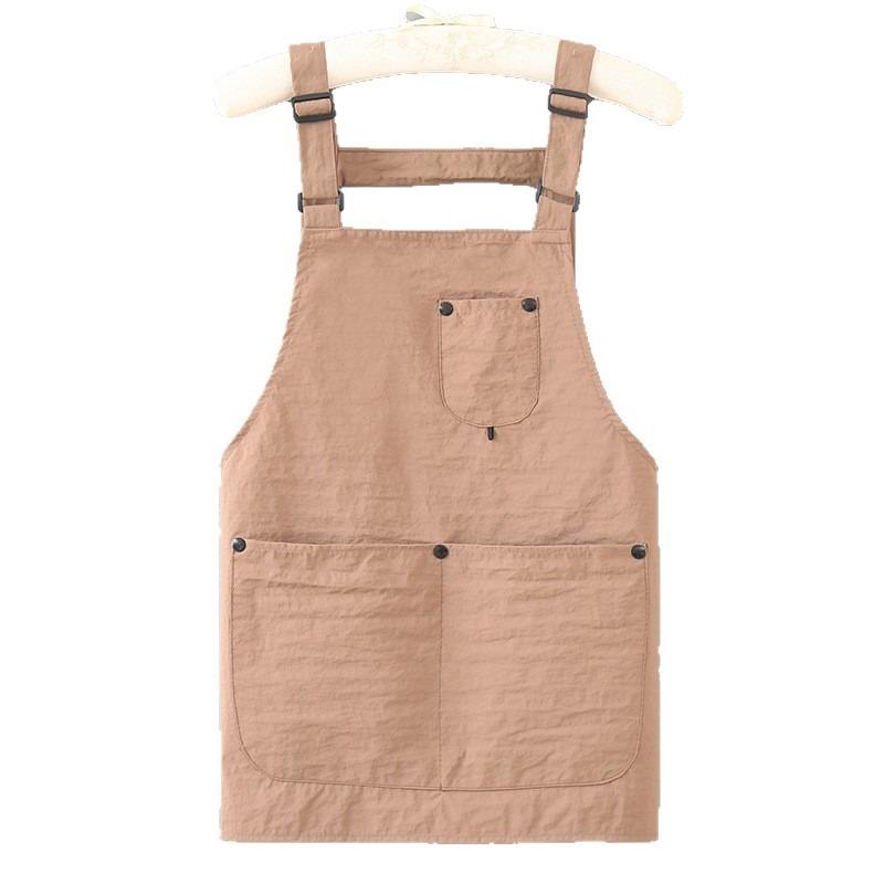 Apron for Home Kitchen Accessories Household Adjustable Shoulder Straps Work Clothes Waterproof Catering Milk Tea Shop Workwear