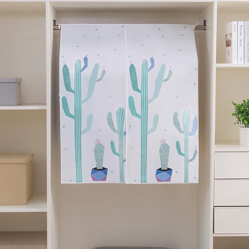 Wardrobe Dust Covers Closet Clothes Case Storage Bag Floor Hanger Rack For Clothes Large Household Towel