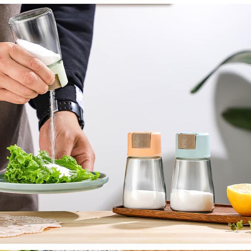 

10-Pack Quantitative Glass Salt Dispenser Jars