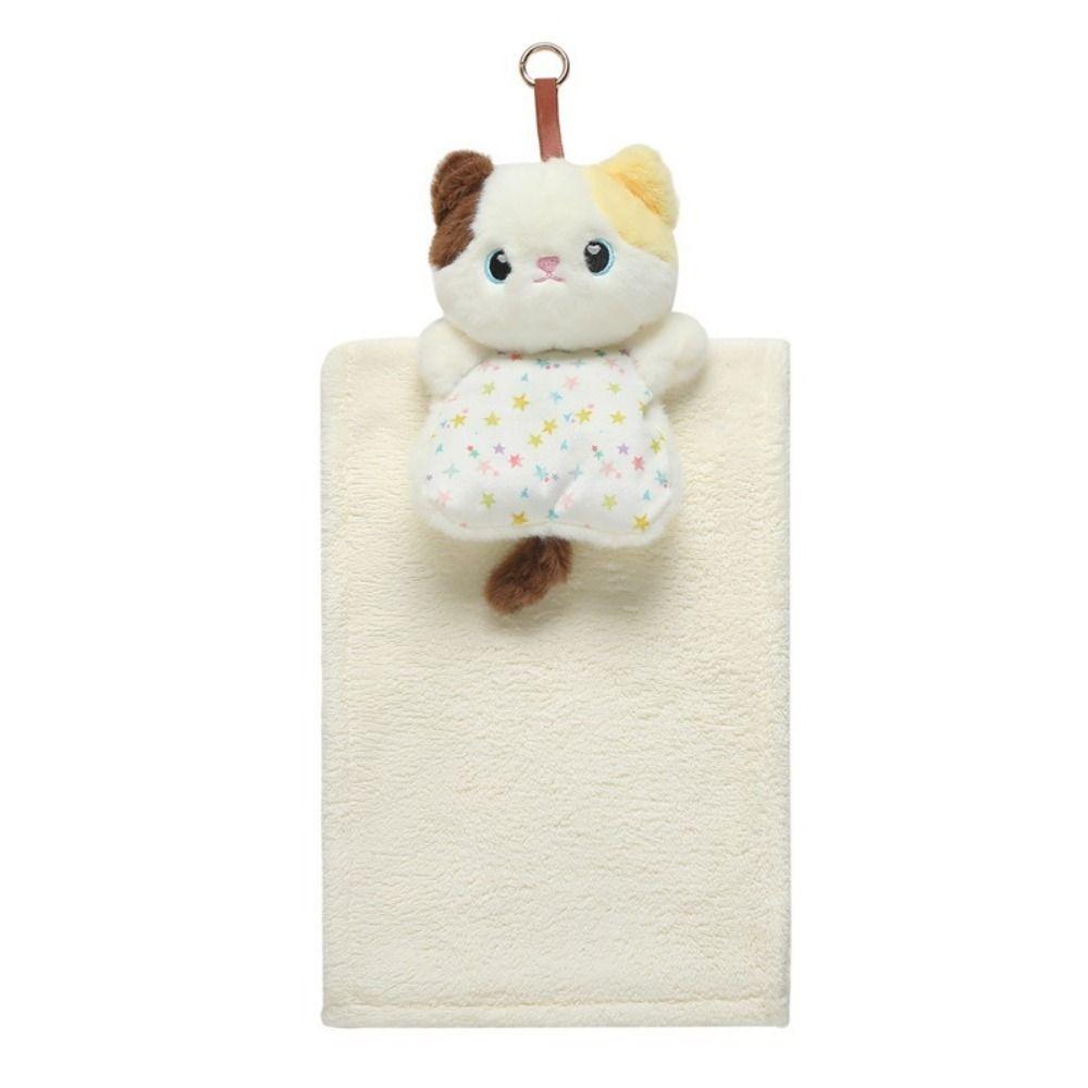 Cartoon Handkerchief Plush Cleaning Hand Cloth Kitchen Cute Wipe Cloth Cleaning Tool