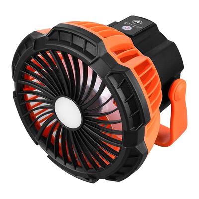 Portable Outdoor Camping Fan with LED Light