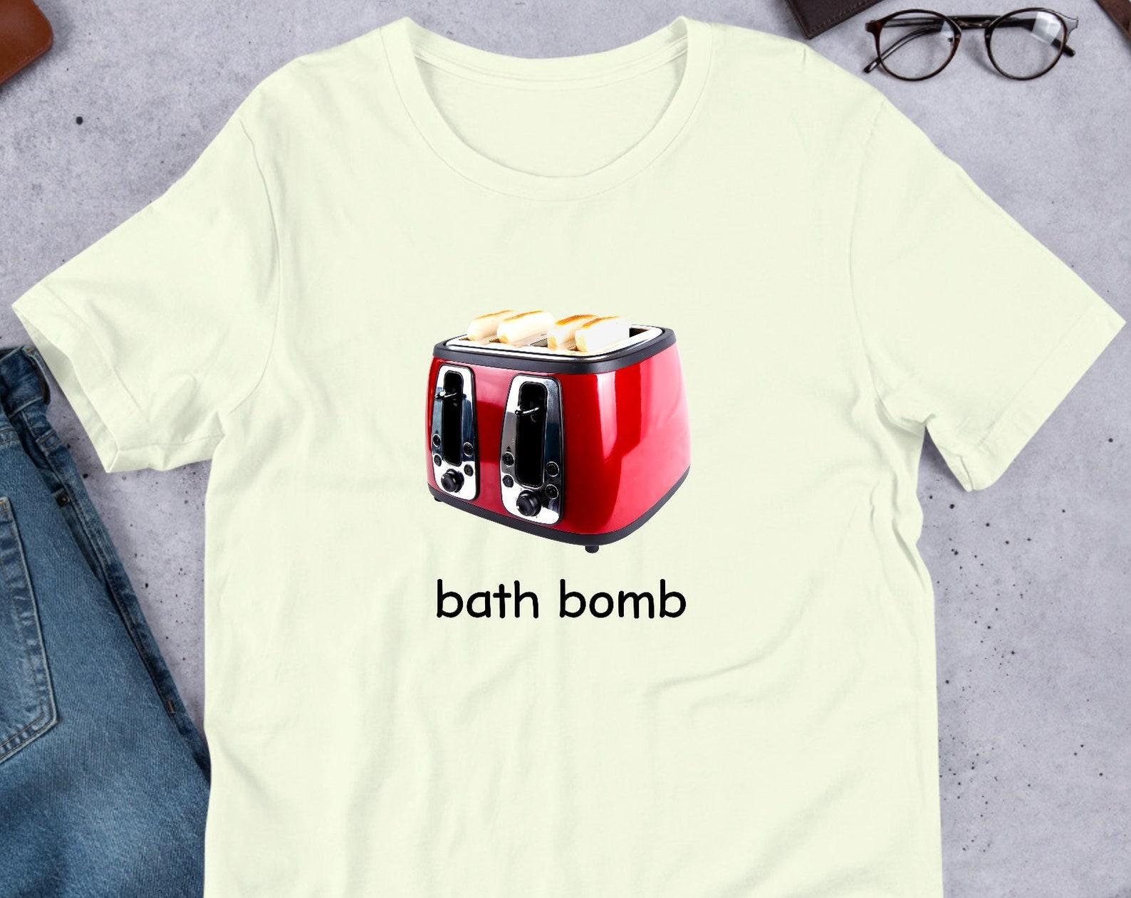 Bath B*mb Toaster, Tax Evasion, Funny Meme Shirt, Weirdcore Clothing, Oddly Specific Tee, Unhinged Design, Cursed, Surreal Meme, Food Meme XL