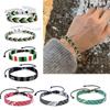 Unique Arab Inspired Cotton Wristband Adjustable Handchain Handmade Multicolor Wristchain Ornament for Trendy Outfits