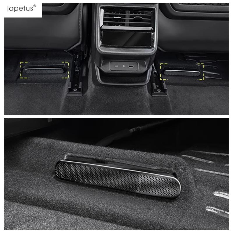 Car Seat Under Floor AC Air Duct Vent Anti-blocking Dust Cover Kit Protection Accessories Fit For Renault Grand Koleos 2024 2025