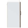 Kitchen Wall Cabinet with Doors, Lucca, Smoked Oak