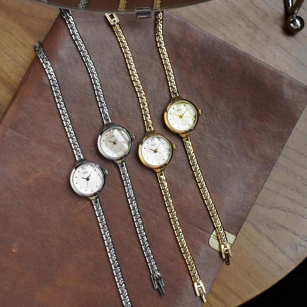 Gedi Vintage Lyx Mångsidig Student Kvarts Armbandsur