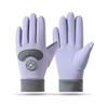 Autumn and winter children's half-finger gloves, velvet warm boys and girls, non-slip half-finger children, student sports riding