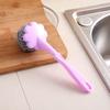 Long Handle Home Kitchen Steel Wire Ball Pot Dish Cleaning Brush Washing Tool