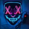 Led Face Mask 3 Mode Wire Light Up Masca de Halloween The Purge