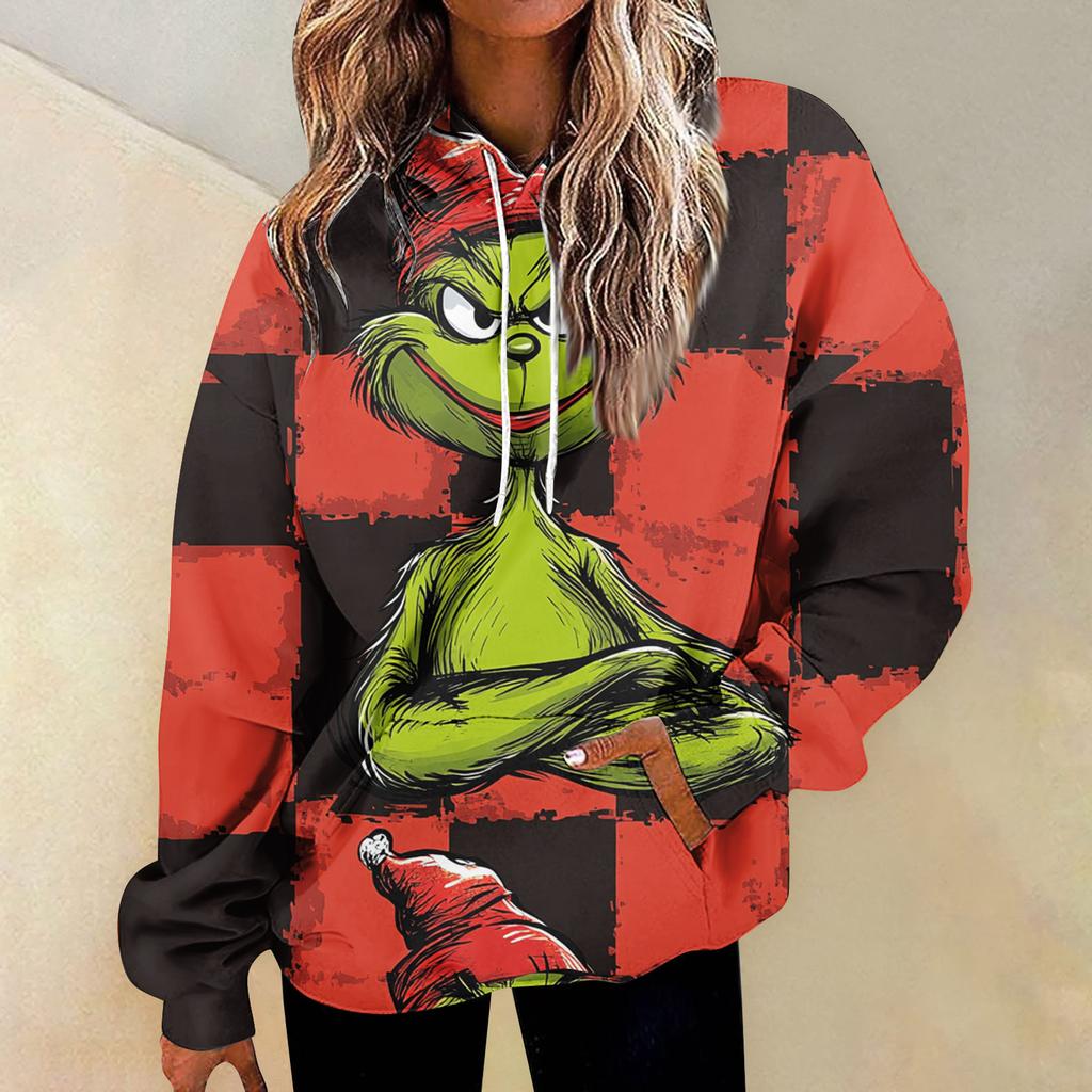 Women's Fashion Daily Versatile Casual Crewneck Sweatshirts Graphic Daily Long Sleeve Gradient Patchwork Printed Top Sweatshirts