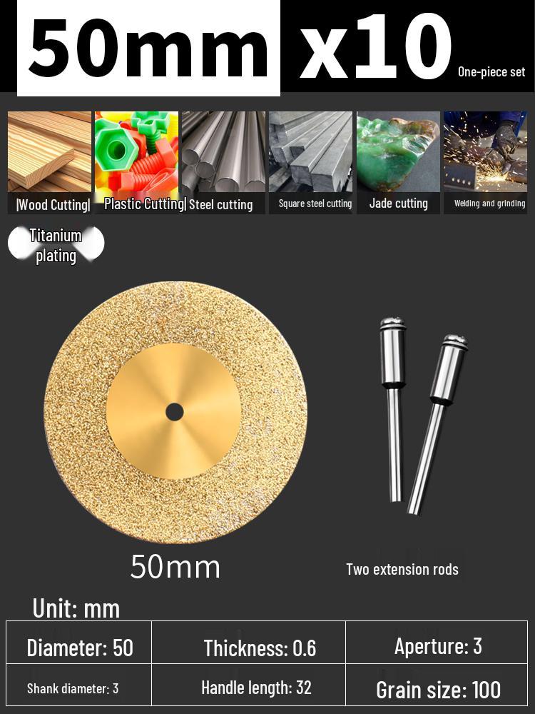 Electric Drill Diamond Cutting & Grinding Disc for Glass Jade and Grout