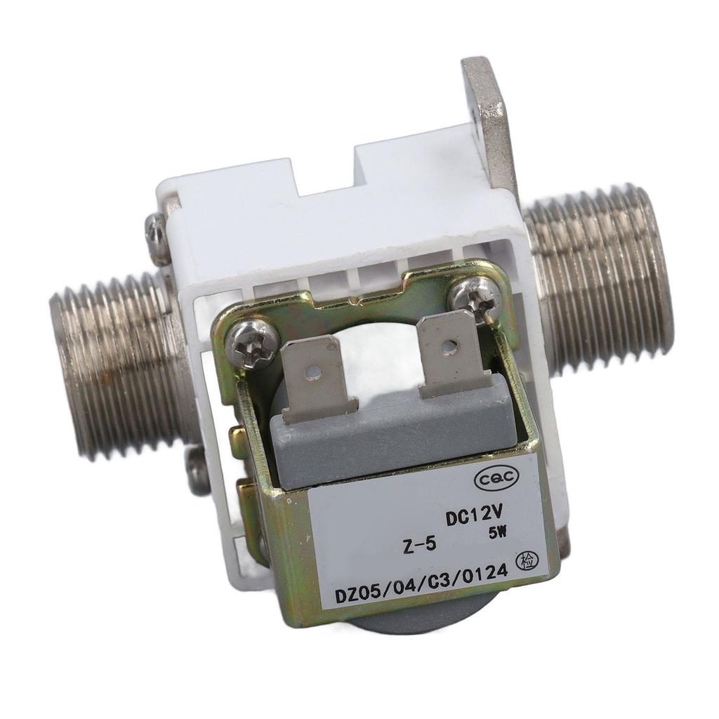 Wasser Elektrisches Magnetventil 1/2 Zoll Gewindeanschluss Kupfer Wassereinlass Magnetventil DC12V