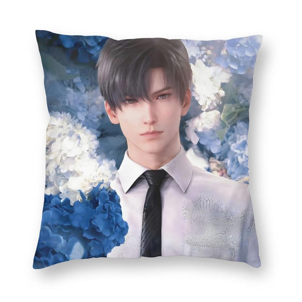 Love And Deepspace Zayne Pillowcase Double-sided Printing Polyester Cushion Cover Decor Throw Pillow Case Cover Home Zipper