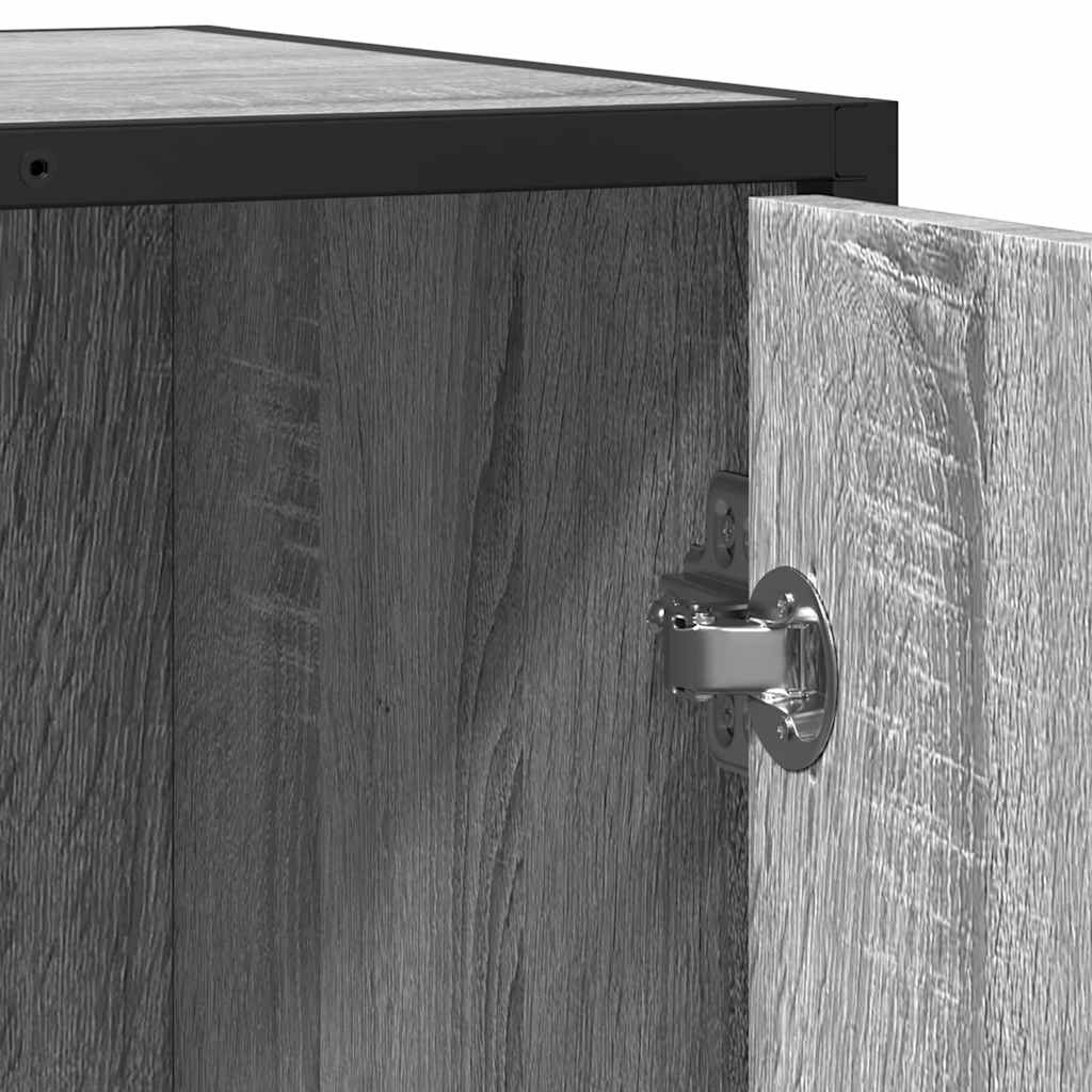 Sideboard Gray Sonoma 62 X 35 X 76 Cm Particleboard