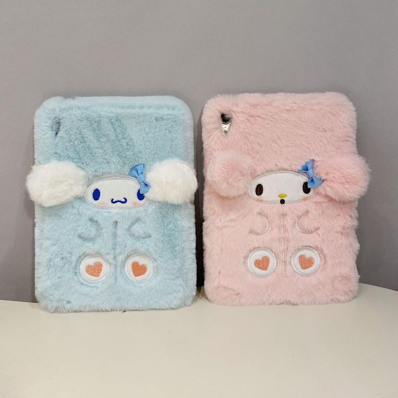 Fluffy Plush Full-Body Case IPad Air 7 10.9 Inch 11 With Sanrio Characters Soft Fleece Cover Handmade Design