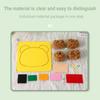 DIY Embroidery Animal Face Set Cartoon Animal Creative DIY Arts Crafts DIY Educational Sewing Kit for Beginners Crafts Gifts