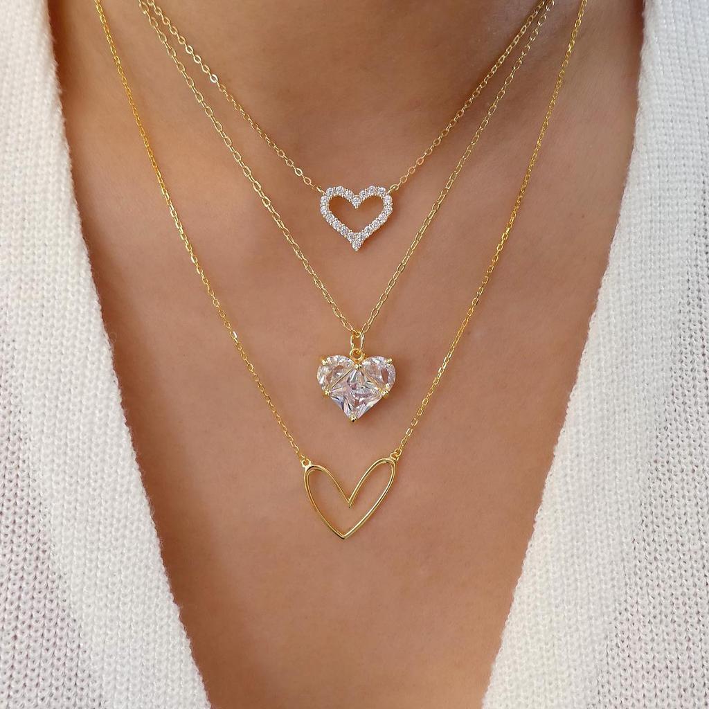 iF ME Cross Pendant Necklace for Women Charms Fashion Bohemia Gold Color Clavicle Chain Female Vintage Jewelry Trendy Gifts
