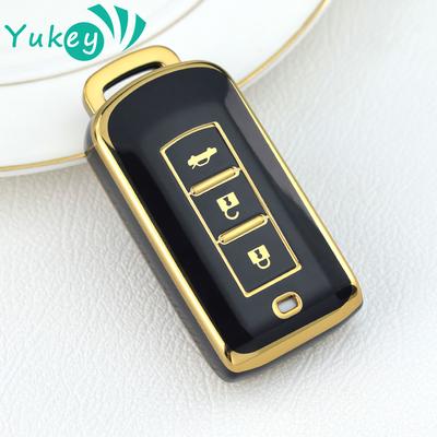 TPU Araba Akıllı Anahtar Kılıfı Tutucu Mitsubishi Outlander Lancer 10 Pajero Sport ASX RVR L200 Eclipse Cross için Oto Aksesuarları