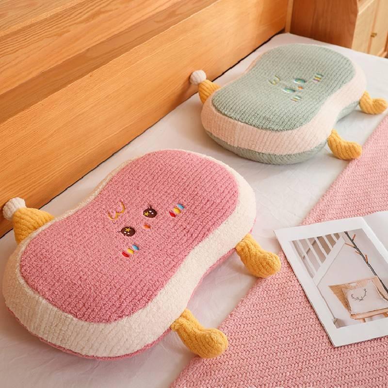 Cozy And Plush Dopamine Series Hat Doll Memory Foam Pillow Ideal For Office Relaxation