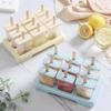 Flexible Silikon-Eis am Stiel-Formen, leicht zu lösen, BPA-frei, wiederverwendbar, Eisbereiter für die Heimküche, DIY-Snack