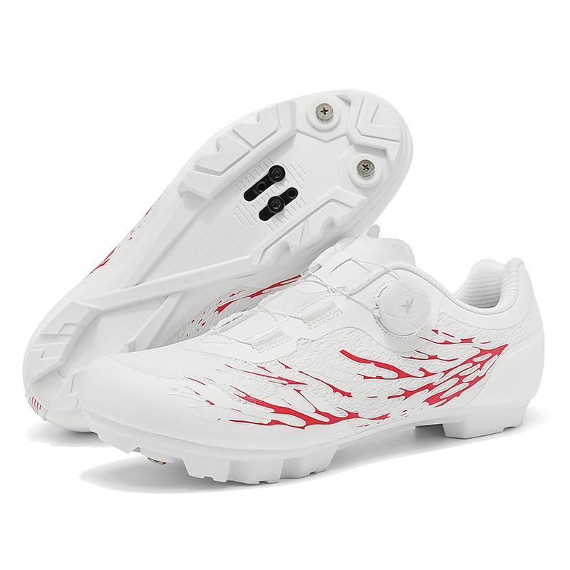 Breathable Mesh Cycling Shoes Road MTB Bike Riding Non-Spine Locking Hard Sole Unisex
