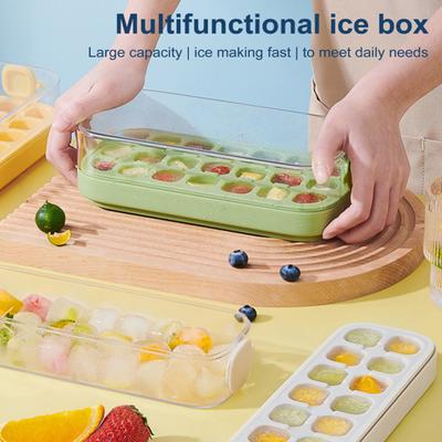 Ice Cube Mold for Freezer BPA-Free 21 Cavities Ice Box for Cocktail