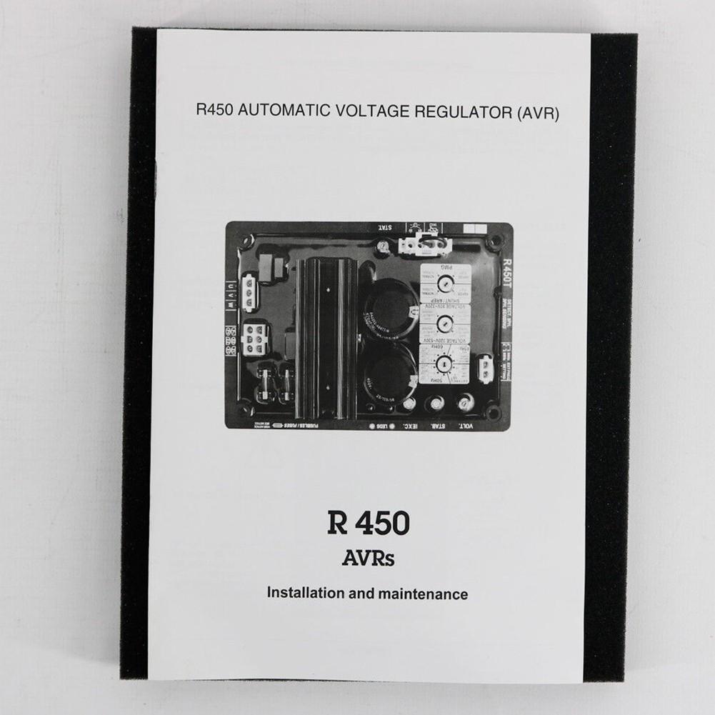 New Automatic Voltage Regulator AVR R450 For Leroy Somer Generator Genset