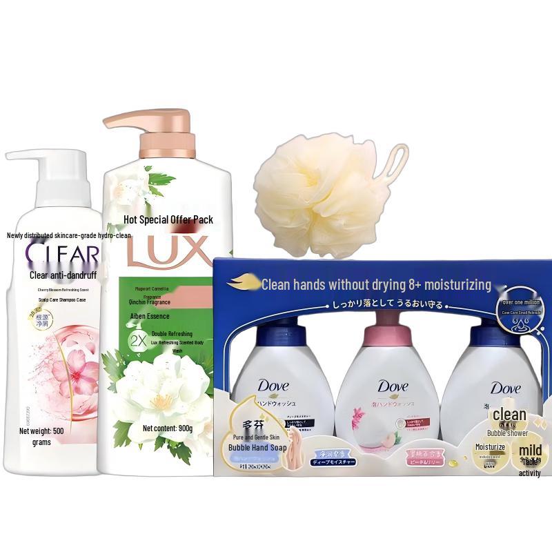 Clear Cherry Blossom Hair & Body Care Set