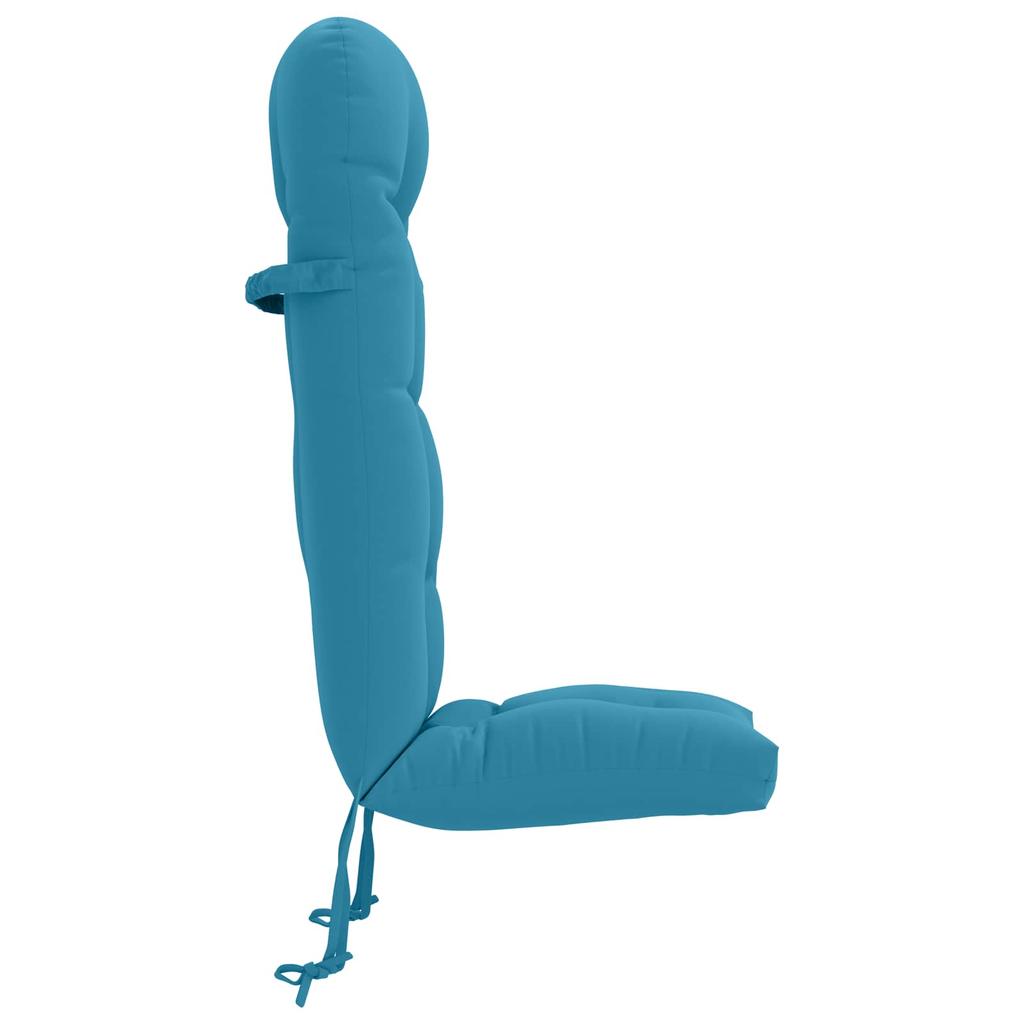 Sun Lounger Cushion PUTTEN 100percent Polyester Sky Blue