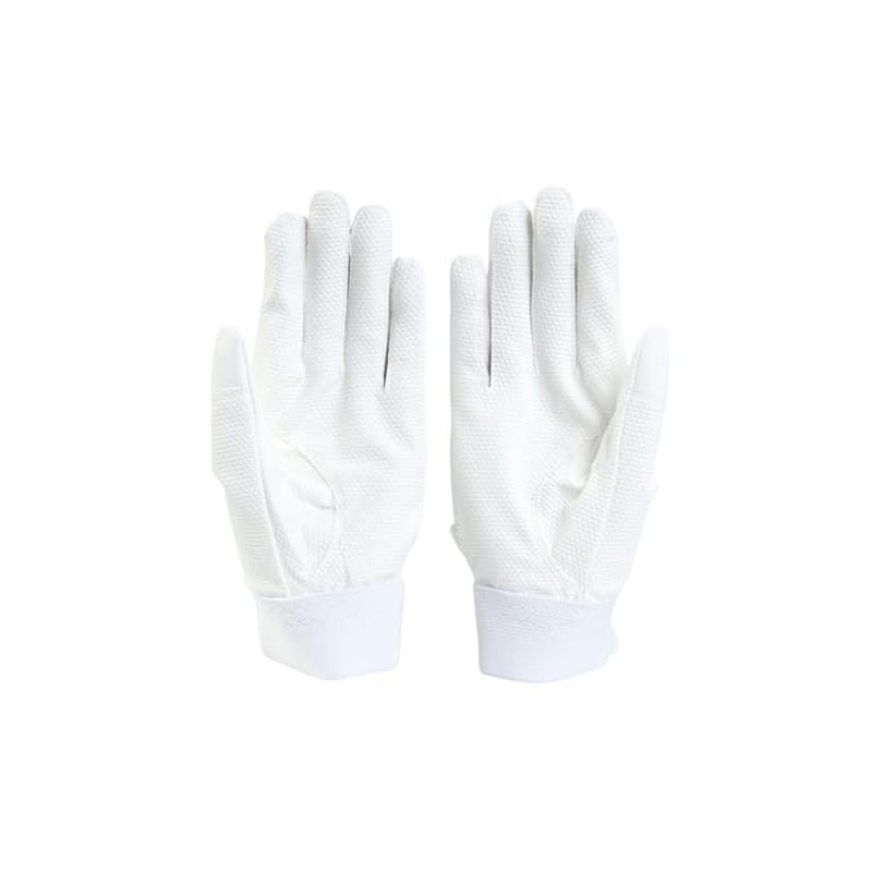 UA Cleanup Batting Gloves, Non-Colored, 6001311 (100), White, White, White, Size M