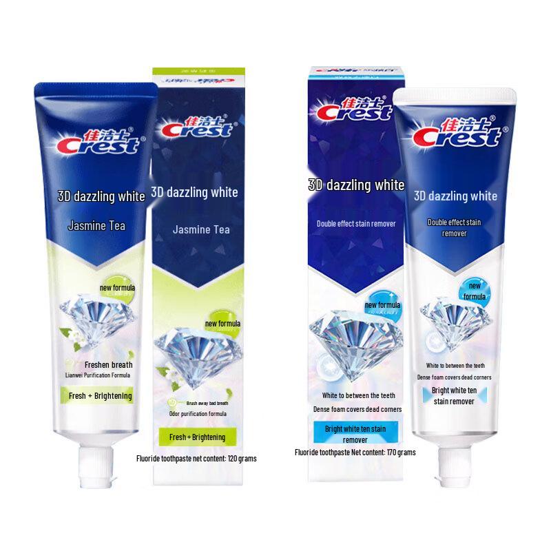 Crest 3D White Whitening Toothpaste Duo Pack