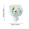 Artificial Soap Roses Bouquet for Her 11.8x15.7inch Pleasant Scent Anniversary Present Birthdays
