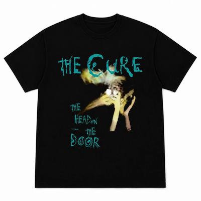 The Cure T-Shirt The Head On the Door Vintage Gothic Rock Graphic Tee Black UK