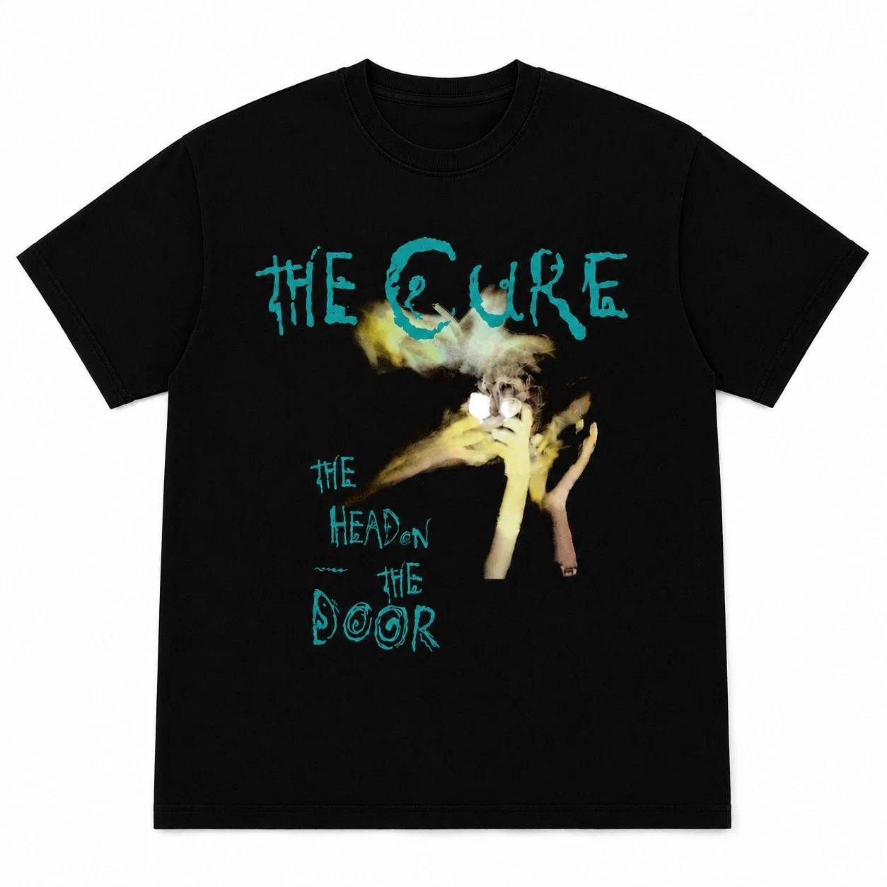 The Cure T-Shirt The Head on the Door Vintage Gothic Rock Graphic Tee Black UK 3XL