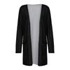 Women's Solid Color Top Long Sleeve Cardigan Top Lightweight Long Jacket