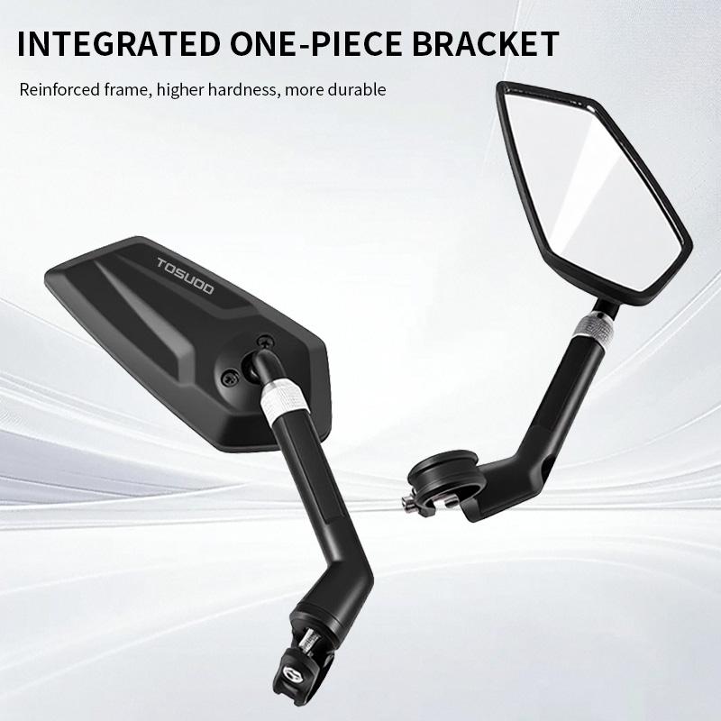 TOSUOD Bicycle Rearview Mirror 360 Adjustable Telescopic Bike Rearview Mirror For MTB E-Bike Bike Accessories 1