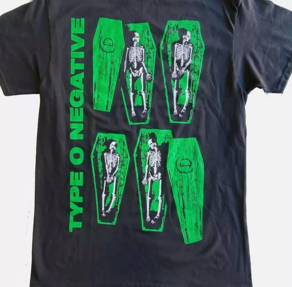 Type O Negative Coffin T-shirt Remake Basic Black Unisex Tshirt Men Women