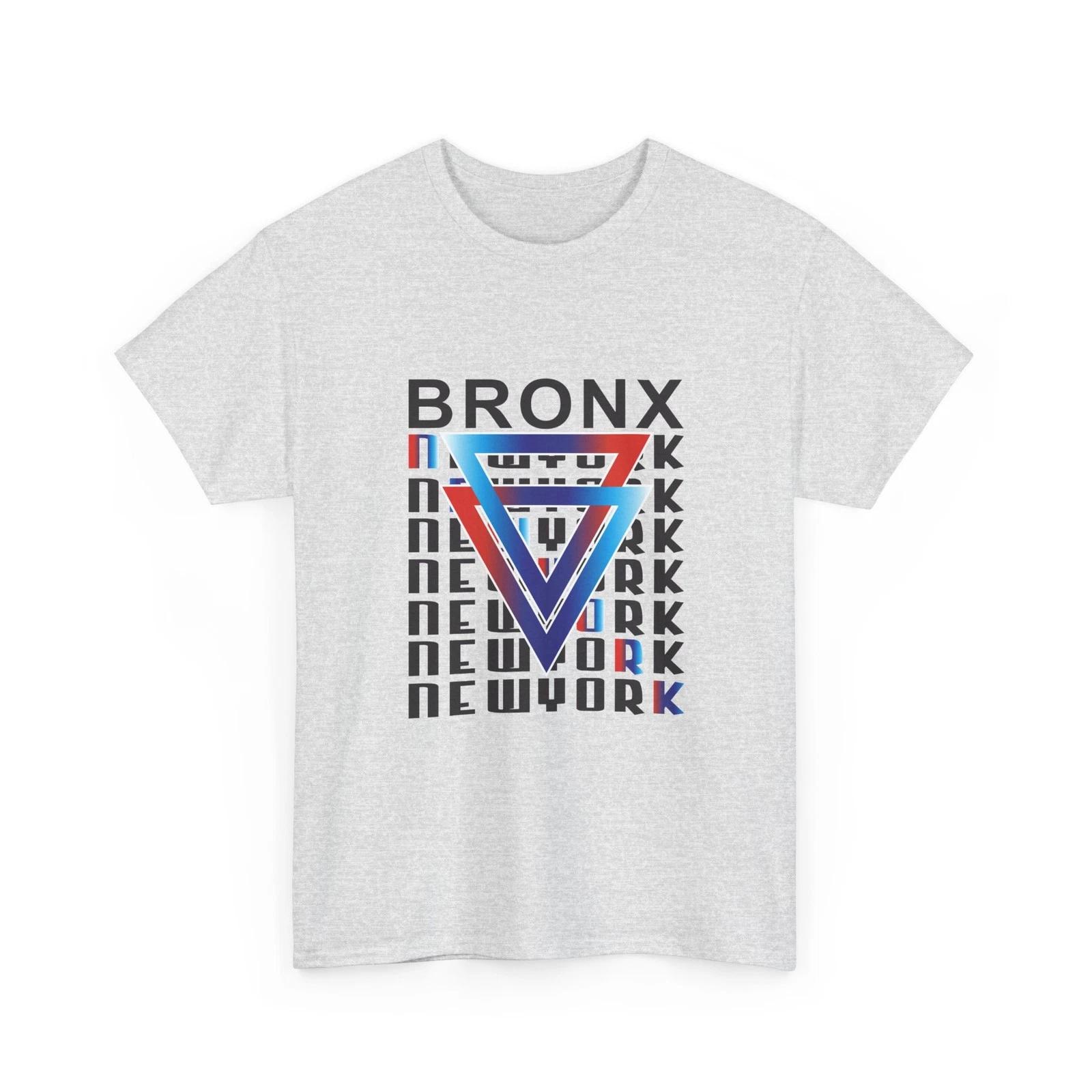 Bronx New York T-Shirt | City Text Streetwear, Cool Gift, Cotton Shirt, Stylish XL