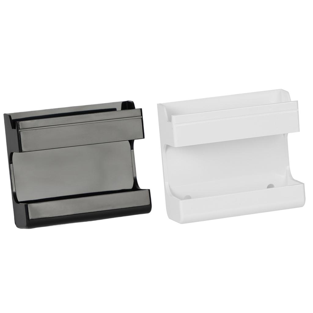 Tablie de pat montată pe perete, adeziv fix, suport baie bucătărie, raft de depozitare montat pe perete, suport de încărcare pentru telefon mobil montat pe perete