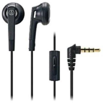Fones de Ouvido Audio Technica BK com Fio e Microfone Preto ATH-C505iS