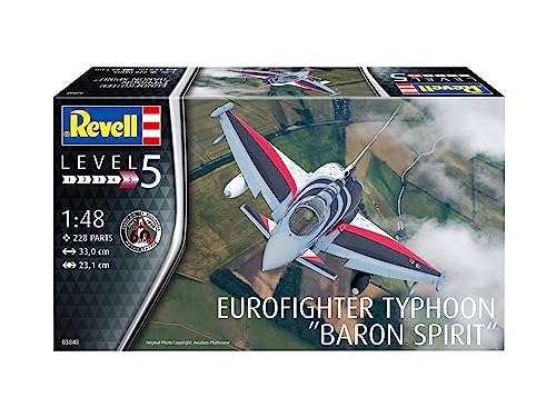 German Revell 1/48 scale German Air Force Eurofighter Typhoon Baron Spirit plastic model kit 03848