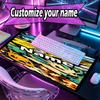 Custom Name Personalized Anime Pattern Mousepad, Laptop PC Desk Mat, Decorative Desk Mat for Home Keyboard Pad Gift